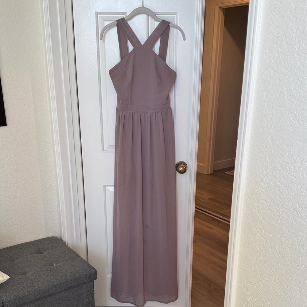 Lulu's Dusty Mauve Maxi Dress S
